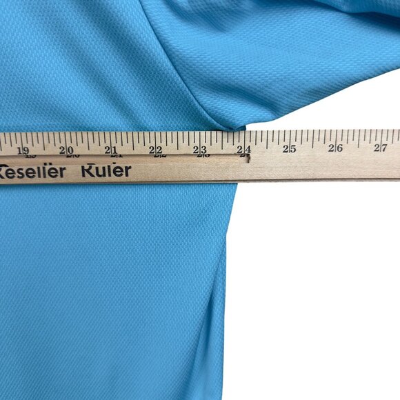 Callaway Golf Polo Shirt Mens XL Light Blue Opti-Dri Performance - Picture 7 of 8